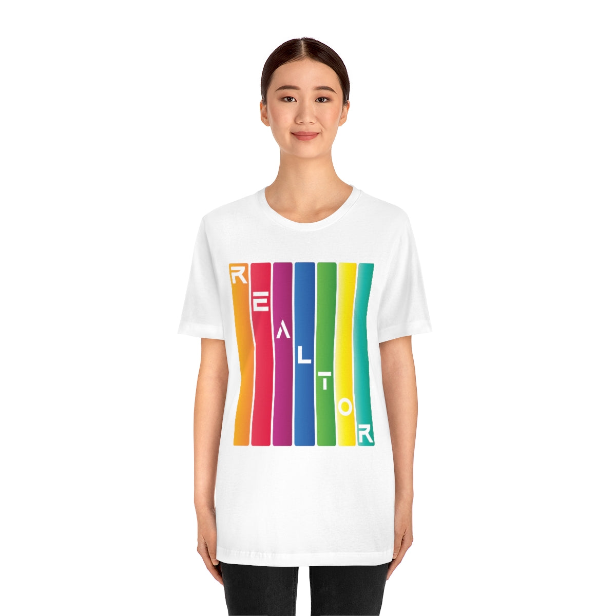 Realtor Colored Bars Tee