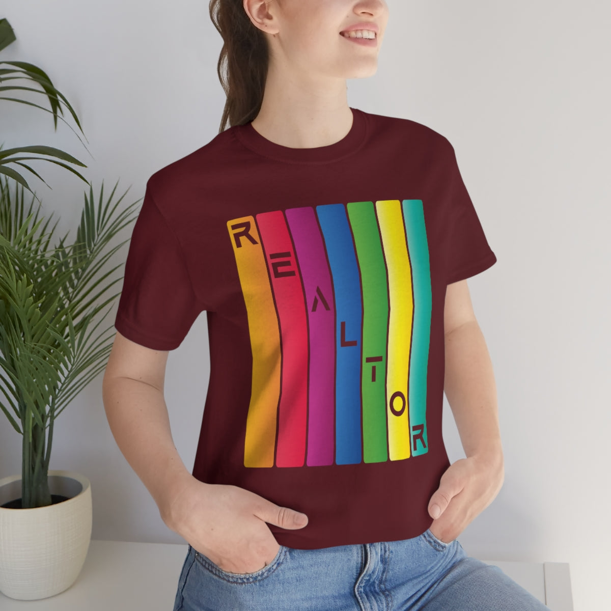 Realtor Colored Bars Tee