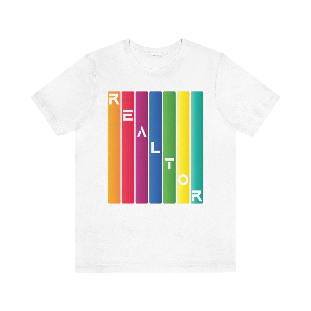 Realtor Colored Bars Tee