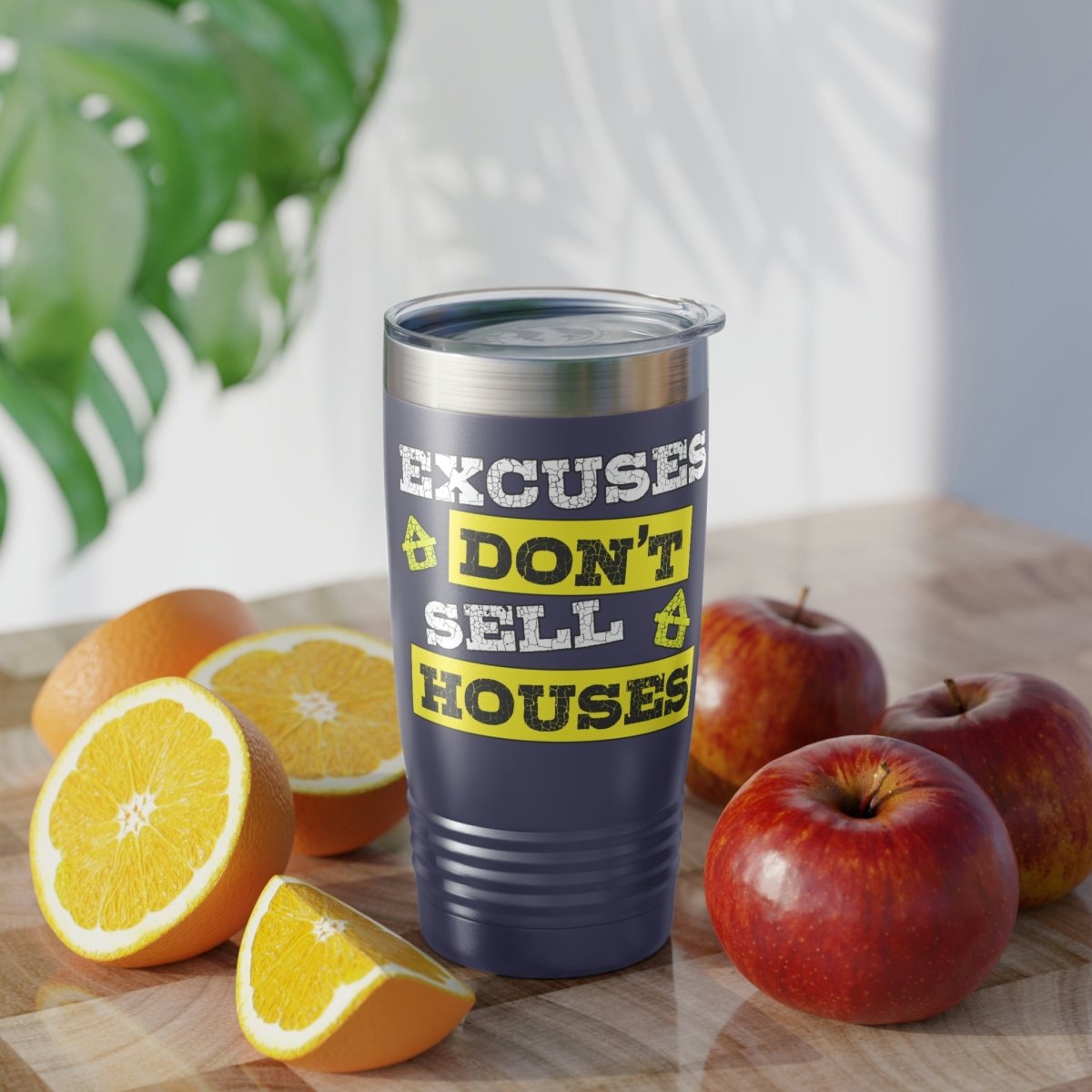 Excuses Don't Sell Houses Ringneck Tumbler - Mug | ShirtyAgents
