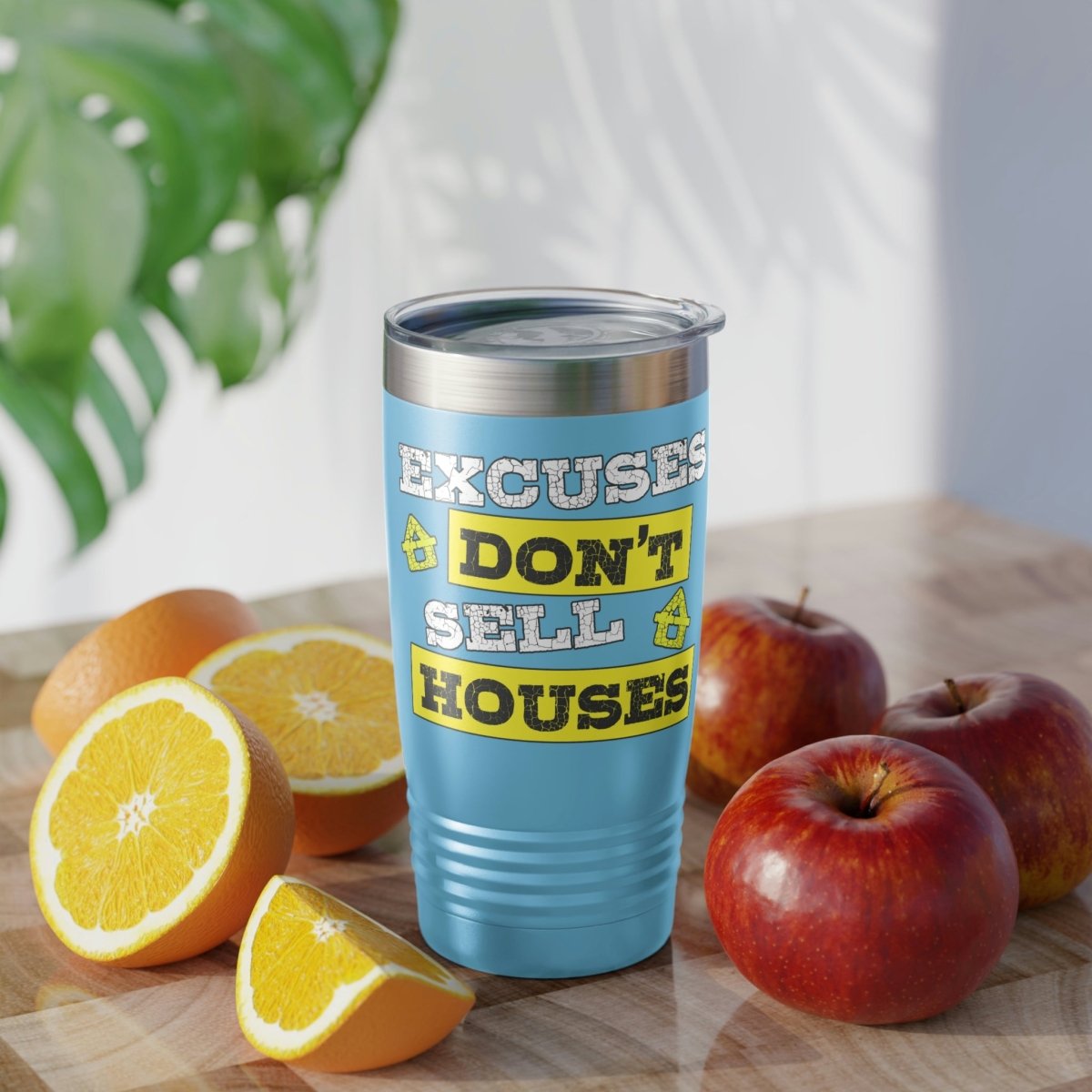 Excuses Don't Sell Houses Ringneck Tumbler - Mug | ShirtyAgents