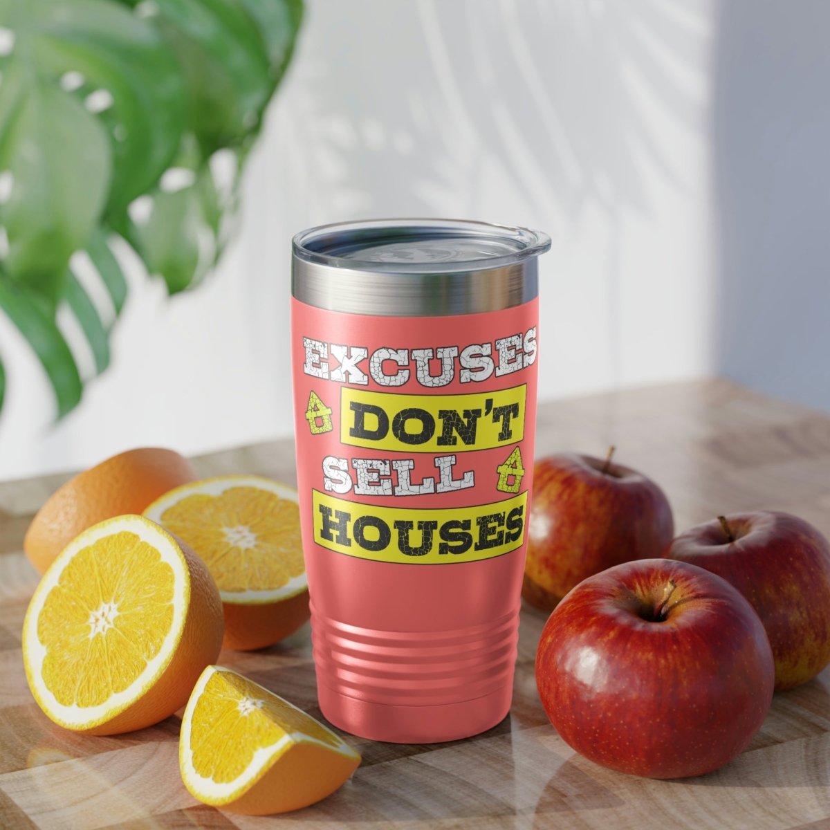 Excuses Don't Sell Houses Ringneck Tumbler - Mug | ShirtyAgents