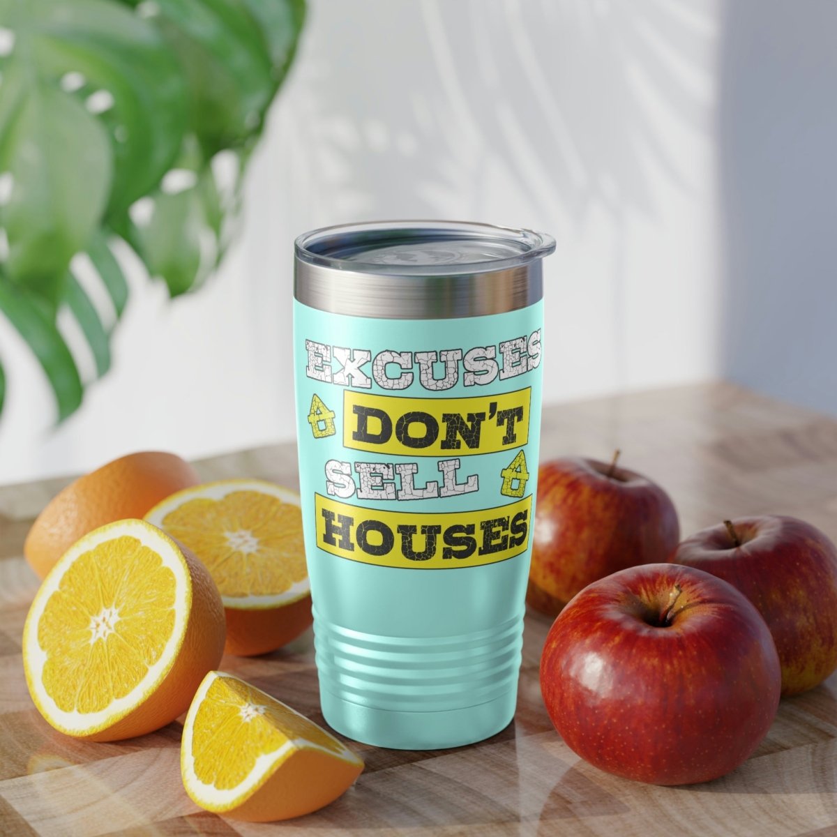 Excuses Don't Sell Houses Ringneck Tumbler - Mug | ShirtyAgents
