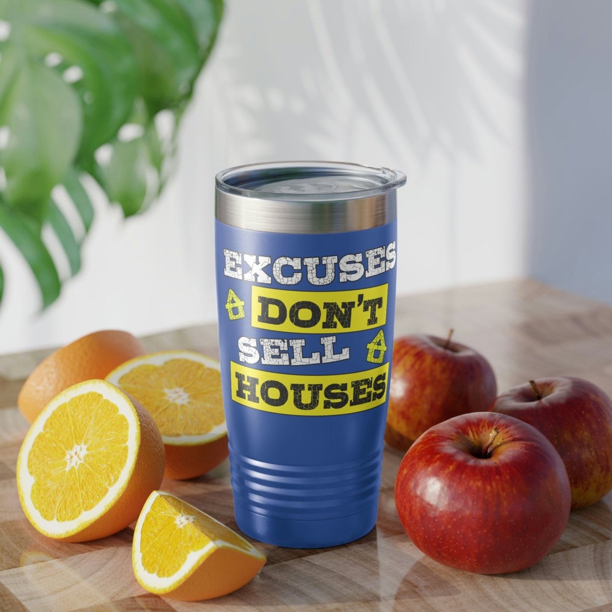Excuses Don't Sell Houses Ringneck Tumbler - Mug | ShirtyAgents