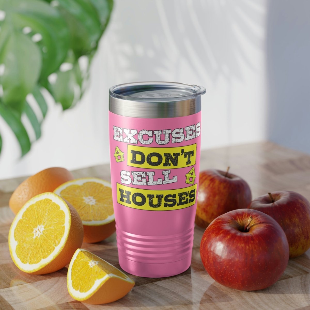 Excuses Don't Sell Houses Ringneck Tumbler - Mug | ShirtyAgents