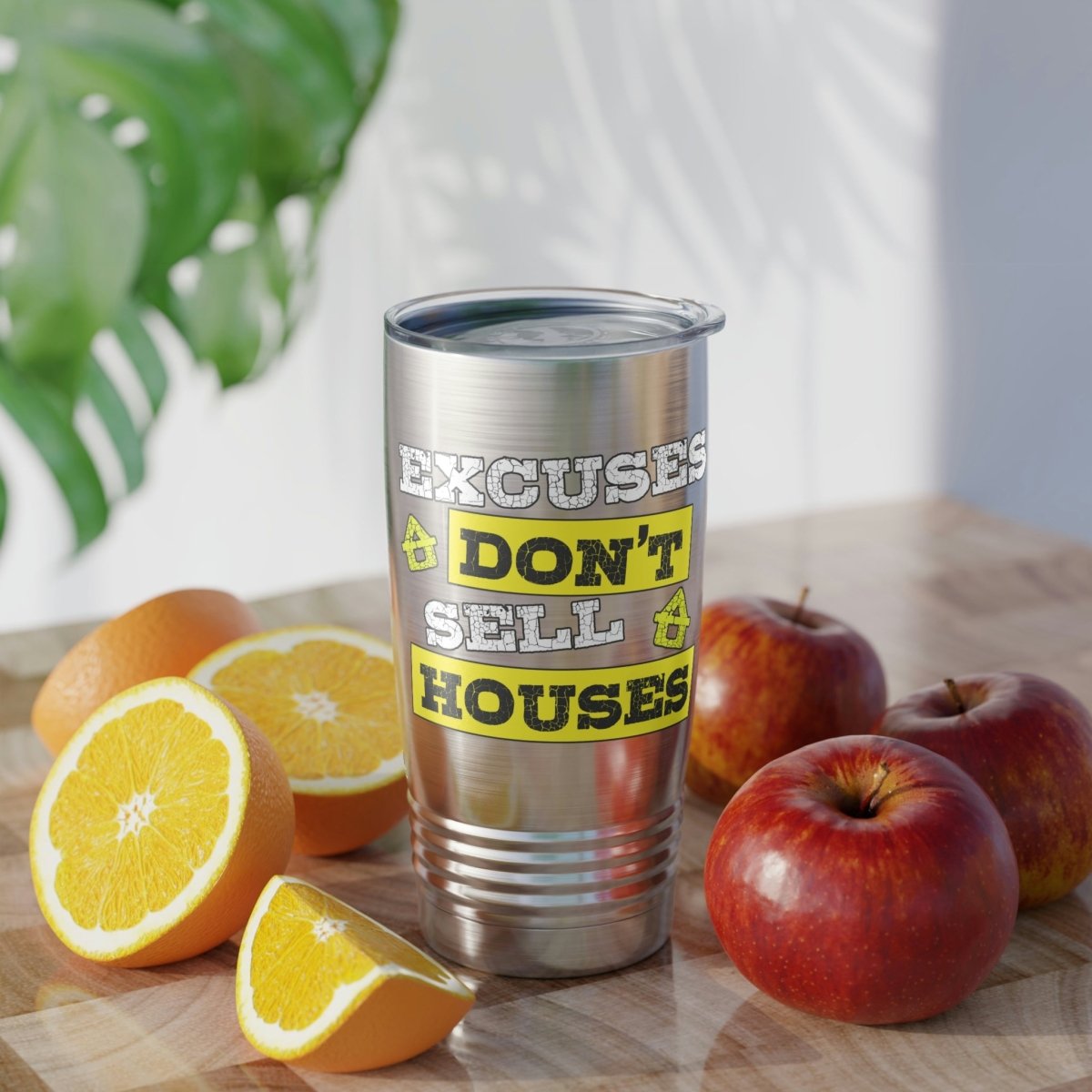 Excuses Don't Sell Houses Ringneck Tumbler - Mug | ShirtyAgents