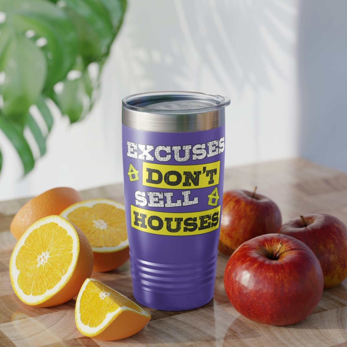 Excuses Don't Sell Houses Ringneck Tumbler - Mug | ShirtyAgents