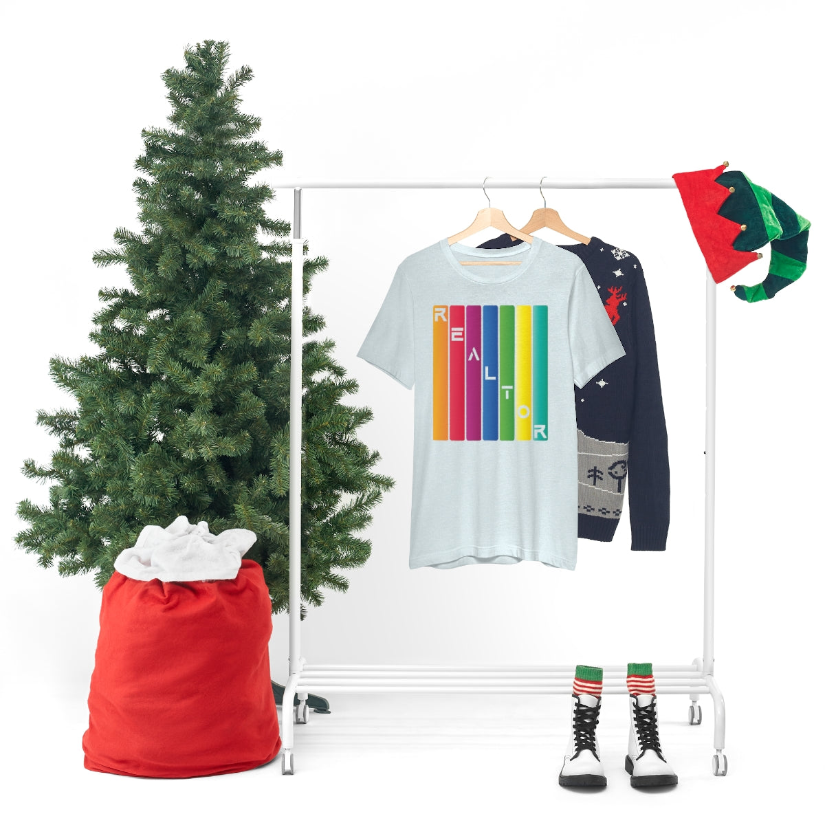 Realtor Colored Bars Tee