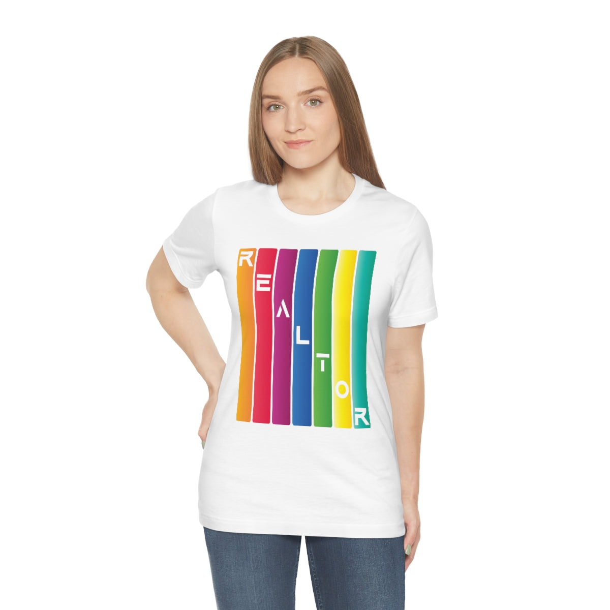 Realtor Colored Bars Tee
