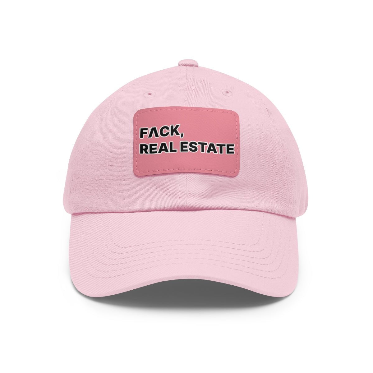 FACK Real Estate Hat with Leather Patch - Hats | ShirtyAgents