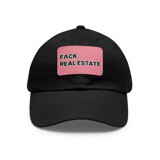 FACK Real Estate Hat with Leather Patch - Hats | ShirtyAgents