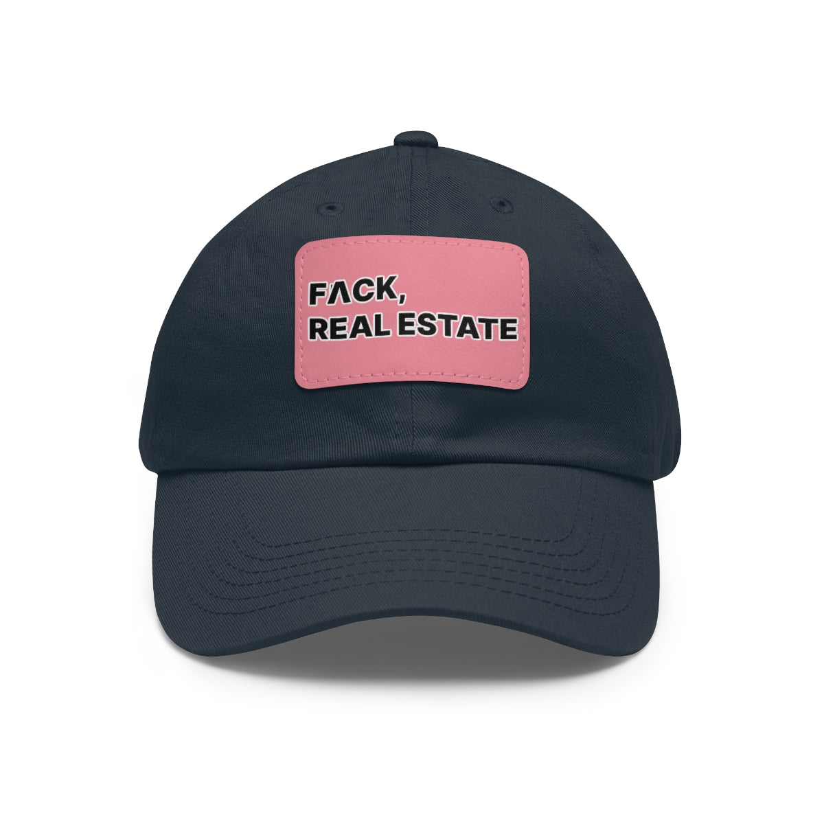 FACK Real Estate Hat with Leather Patch - Hats | ShirtyAgents