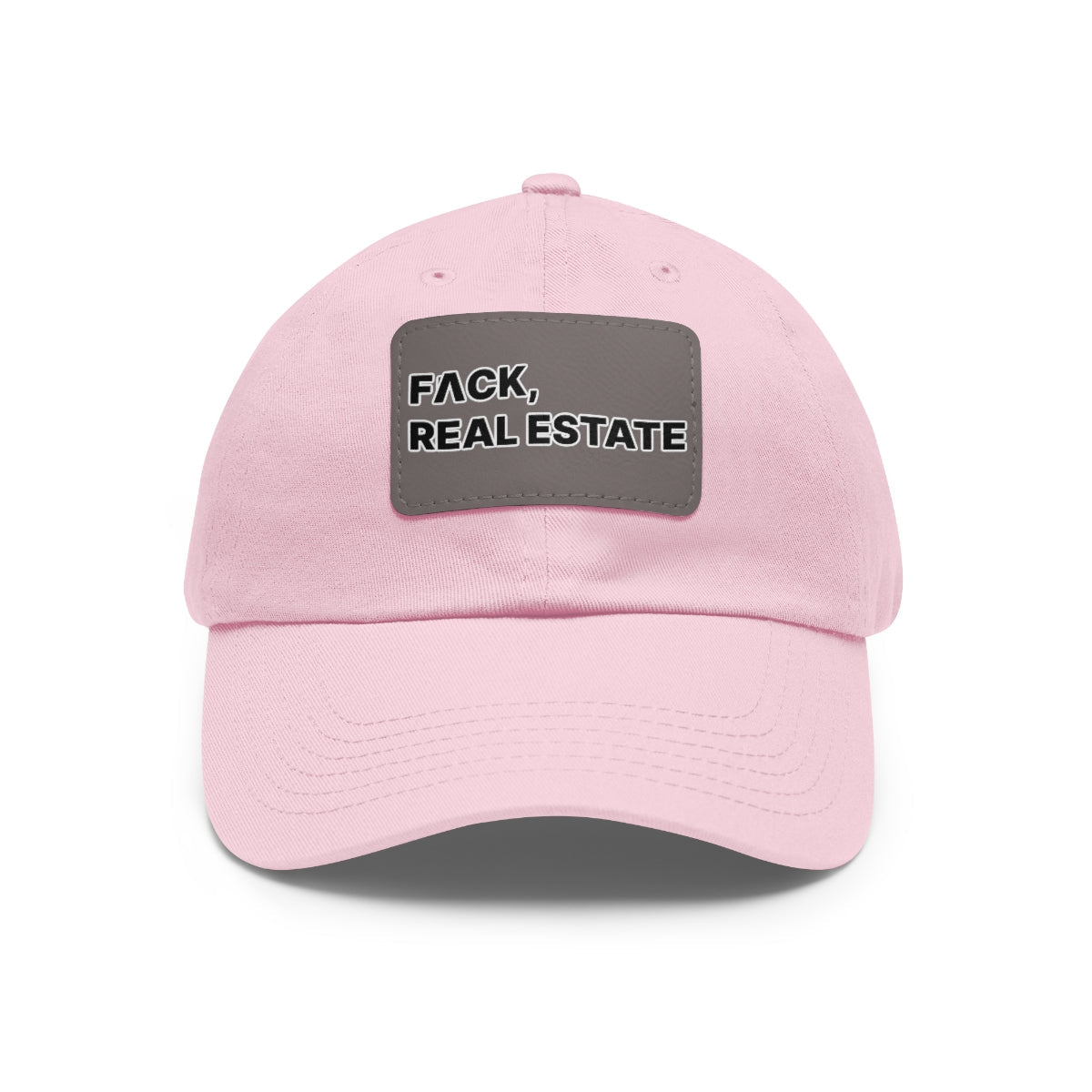 FACK Real Estate Hat with Leather Patch - Hats | ShirtyAgents