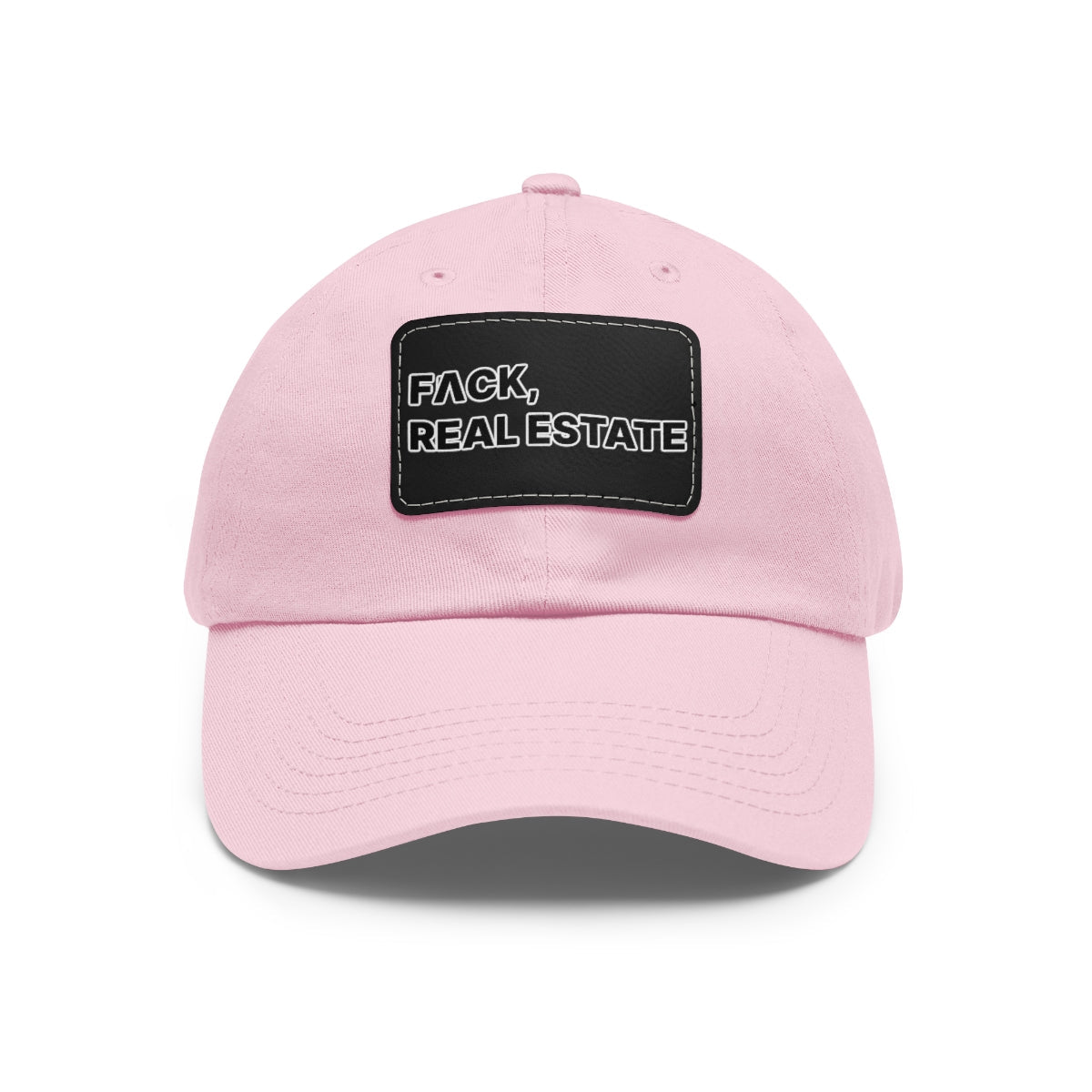 FACK Real Estate Hat with Leather Patch - Hats | ShirtyAgents
