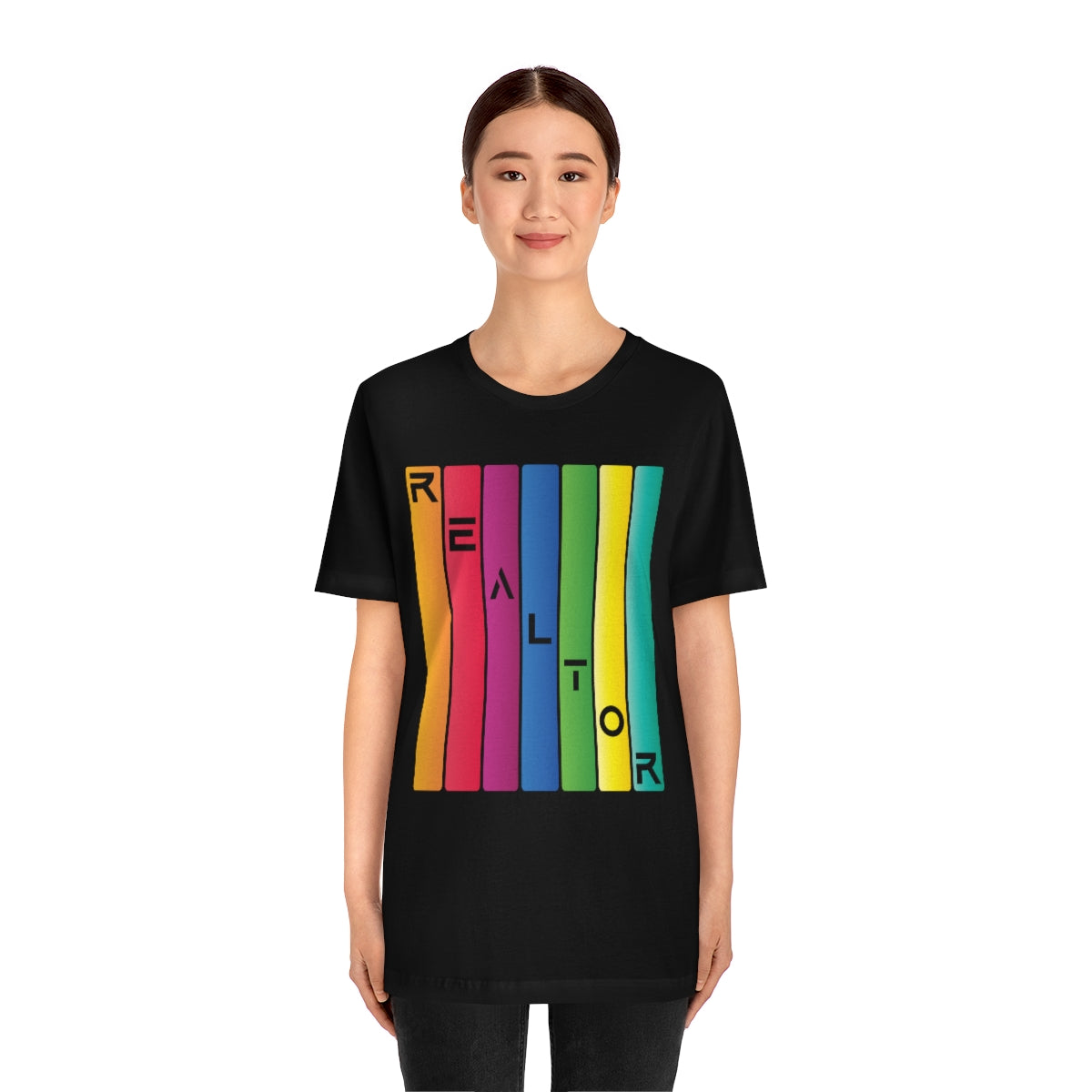 Realtor Colored Bars Tee