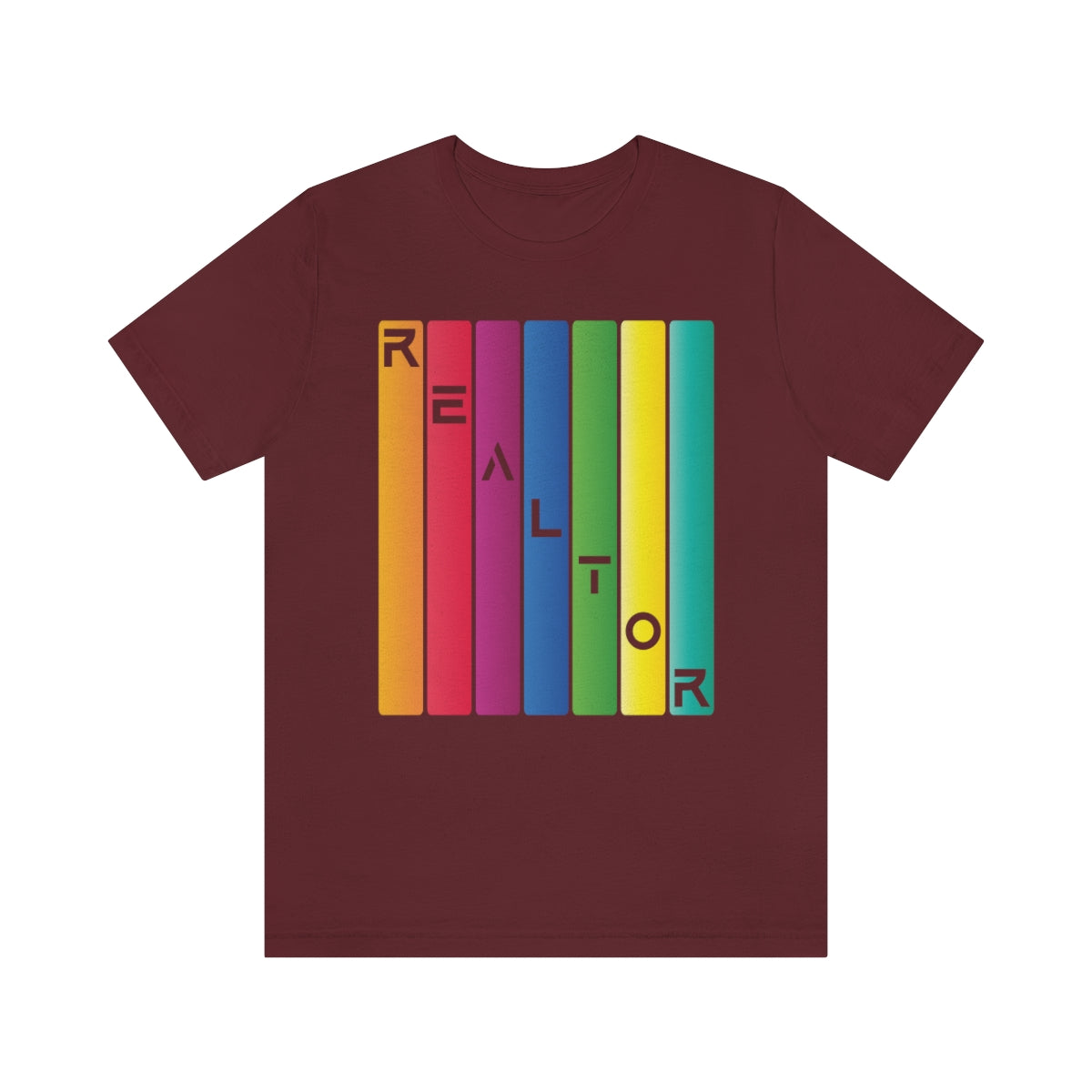 Realtor Colored Bars Tee