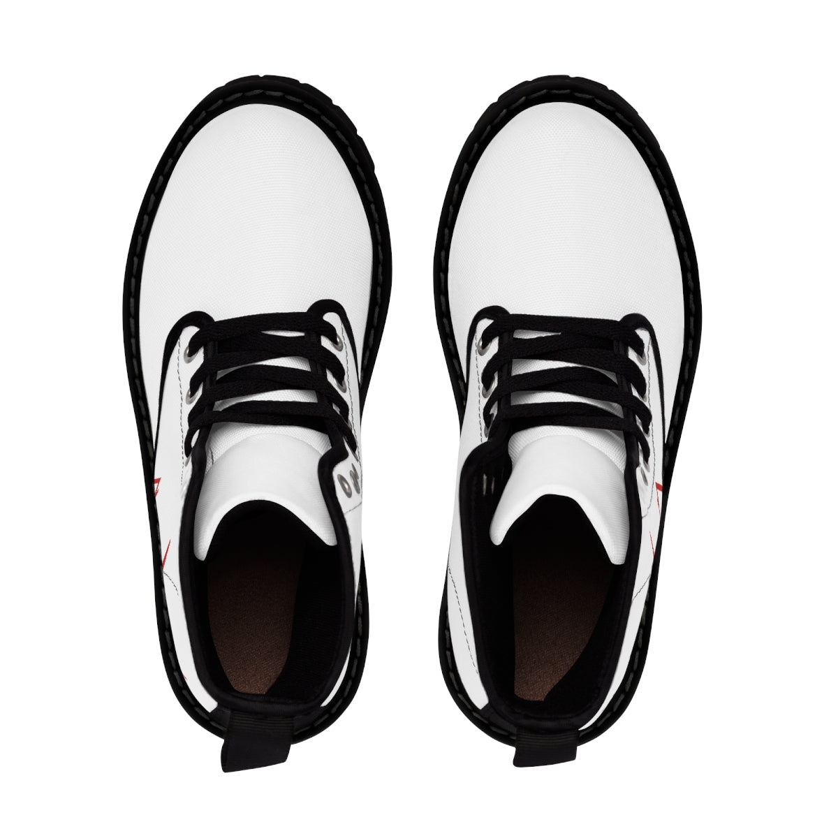 Housebeat Red Canvas Boots - Shoes | ShirtyAgents