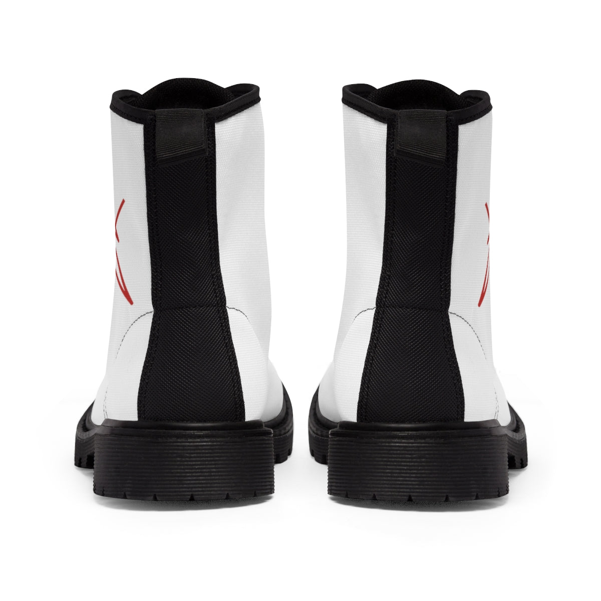 Housebeat Red Canvas Boots - Shoes | ShirtyAgents