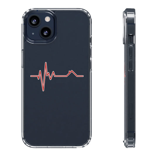 Housebeat Red Clear Phone Case - Phone Case | ShirtyAgents