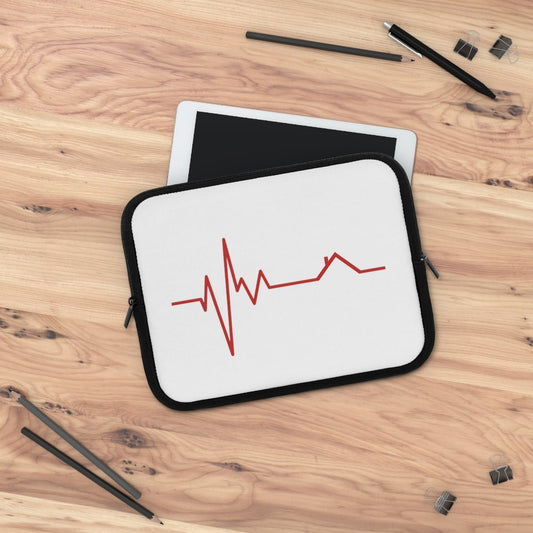 Housebeat Red Laptop Sleeve - Laptop Sleeve | ShirtyAgents
