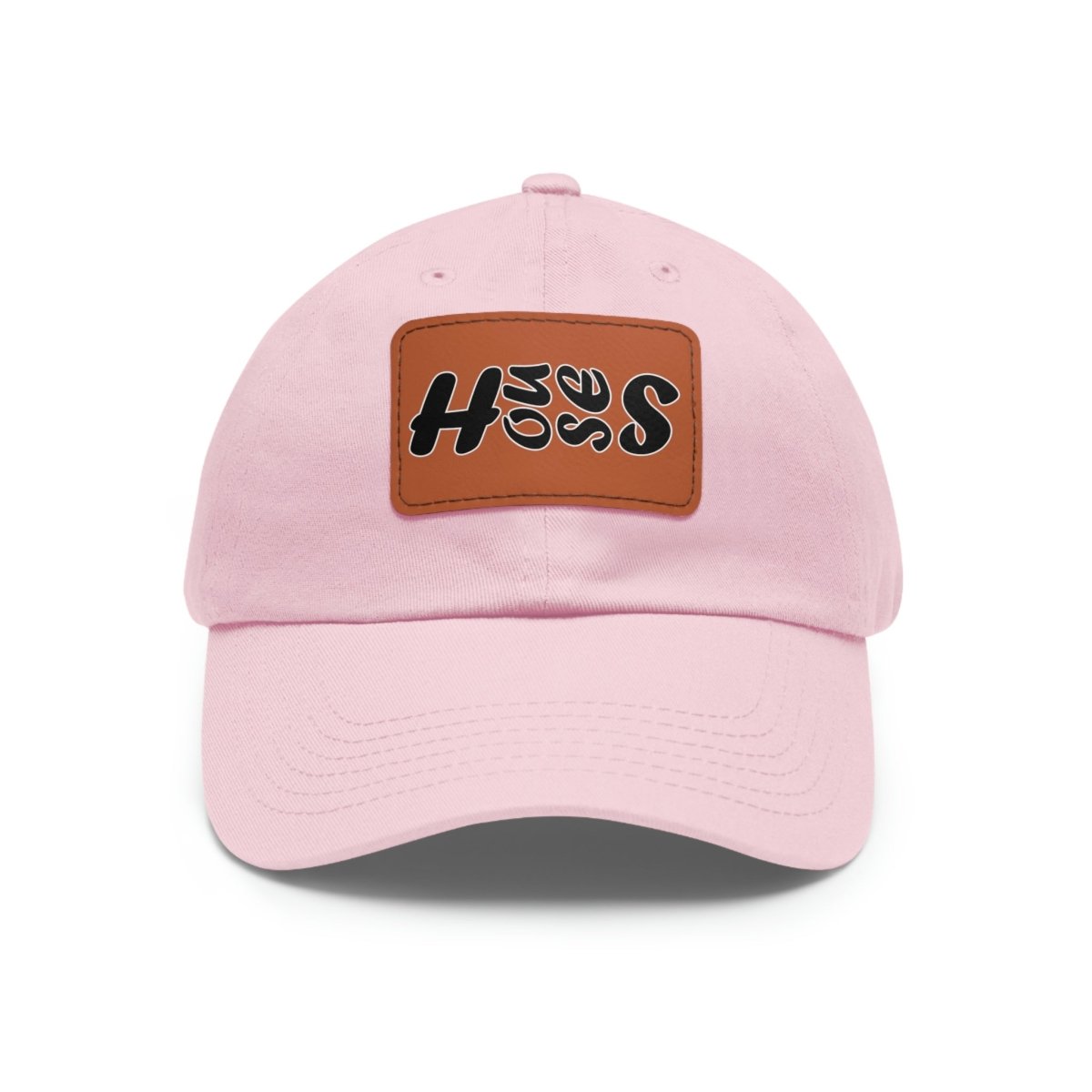 Houses Side - Scroll Bold Hat with Leather Patch - Hats | ShirtyAgents