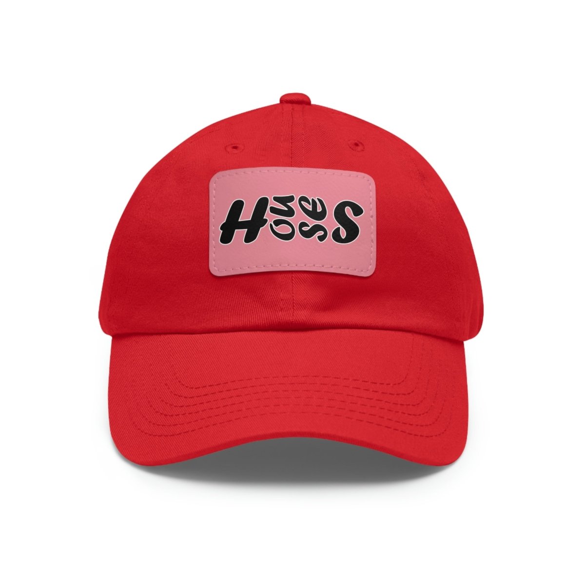 Houses Side - Scroll Bold Hat with Leather Patch - Hats | ShirtyAgents