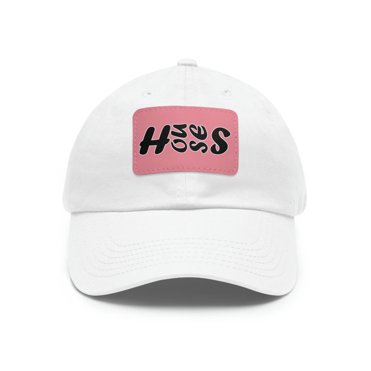 Houses Side - Scroll Bold Hat with Leather Patch - Hats | ShirtyAgents