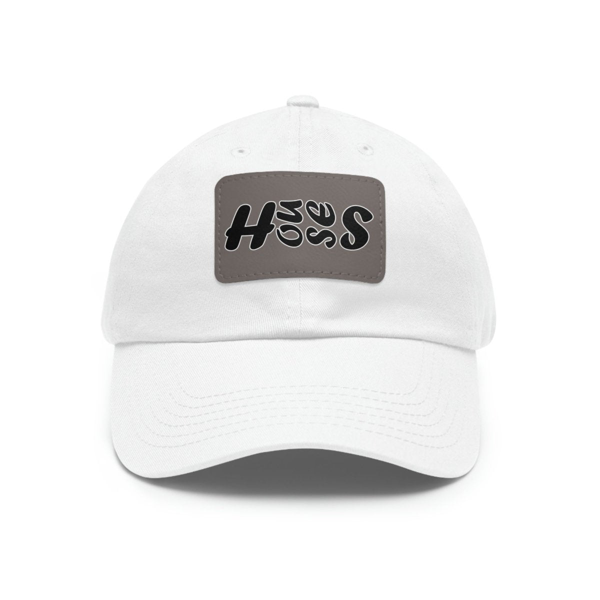 Houses Side - Scroll Bold Hat with Leather Patch - Hats | ShirtyAgents
