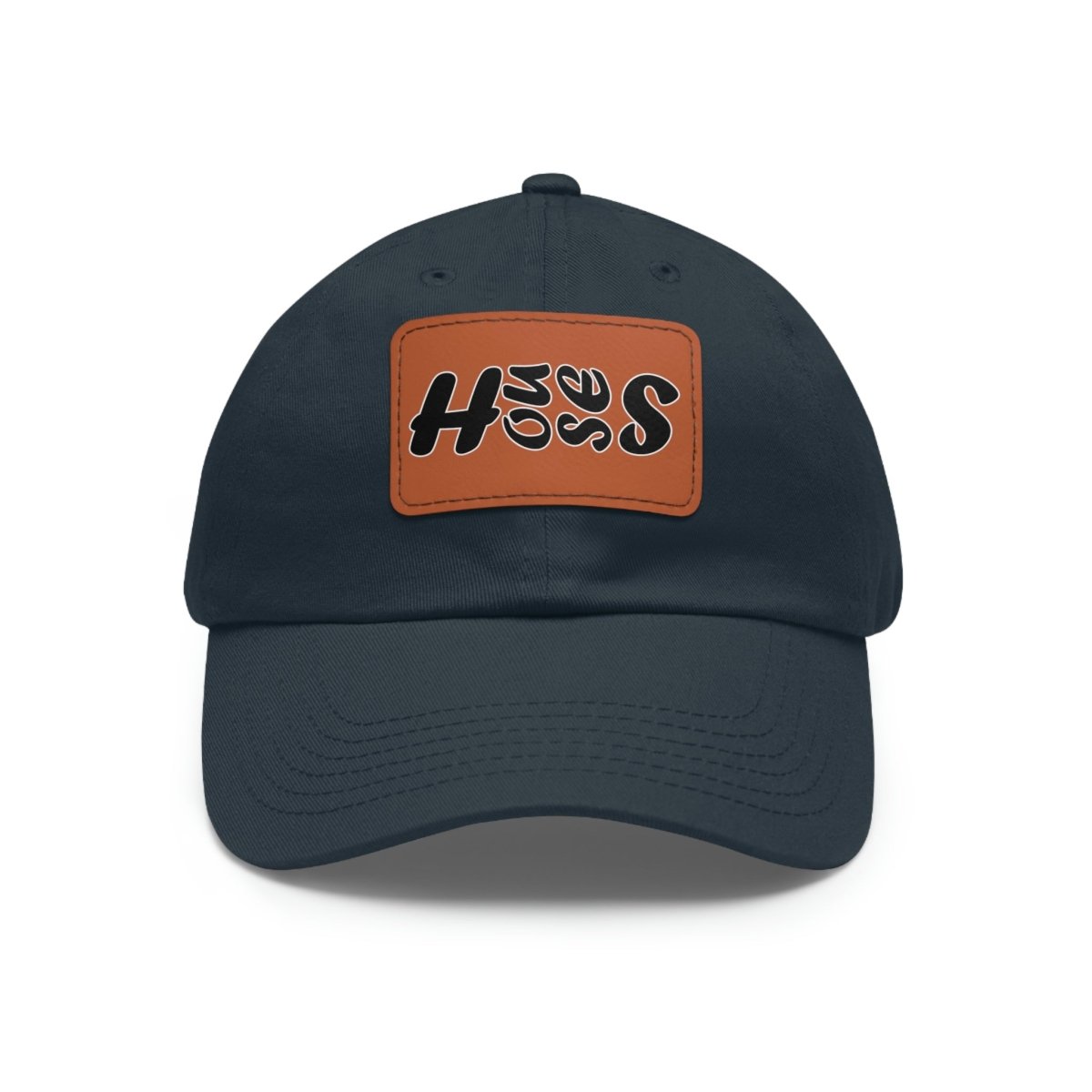 Houses Side - Scroll Bold Hat with Leather Patch - Hats | ShirtyAgents