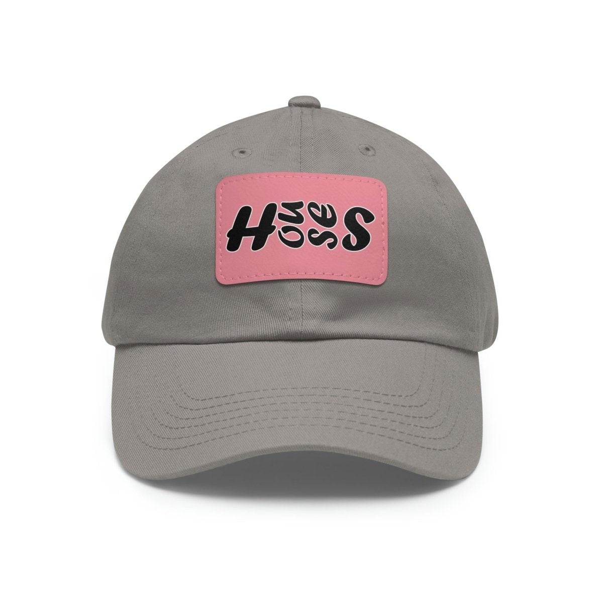 Houses Side - Scroll Bold Hat with Leather Patch - Hats | ShirtyAgents
