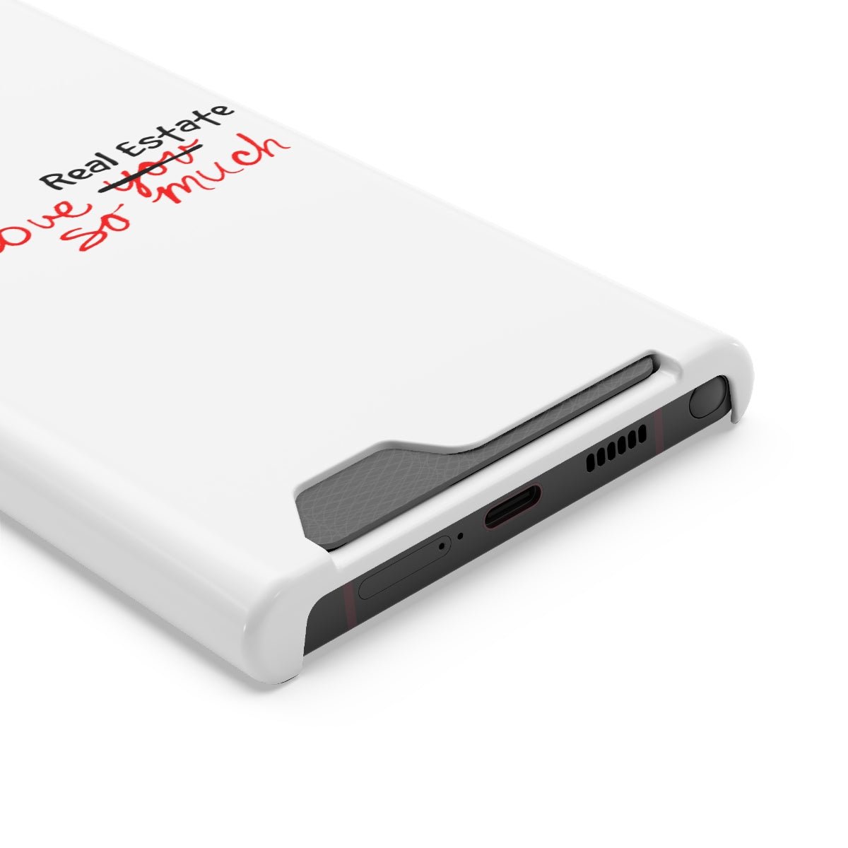 I Love Real Estate So Much Phone Case With Card Holder - Phone Case | ShirtyAgents