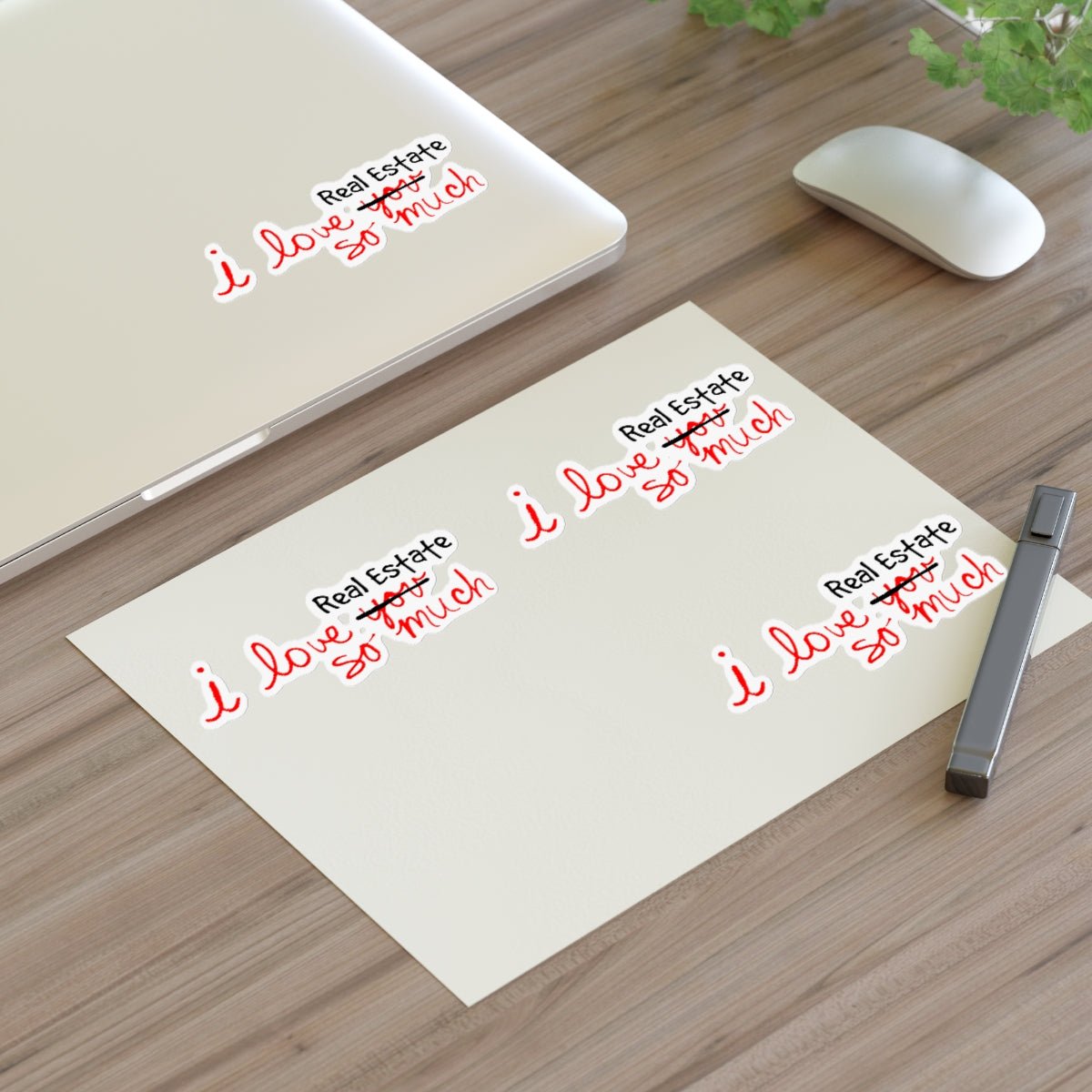 I Love Real Estate So Much Sticker Sheets - Paper products | ShirtyAgents