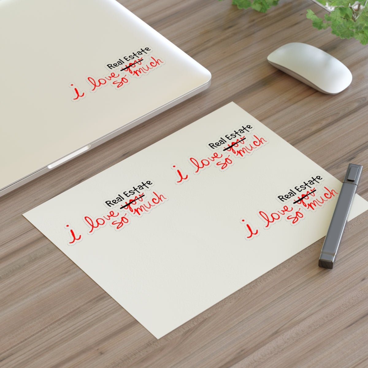 I Love Real Estate So Much Sticker Sheets - Paper products | ShirtyAgents