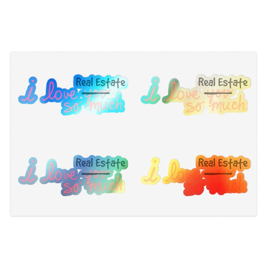 I Love Real Estate So Much Sticker Sheets - Paper products | ShirtyAgents
