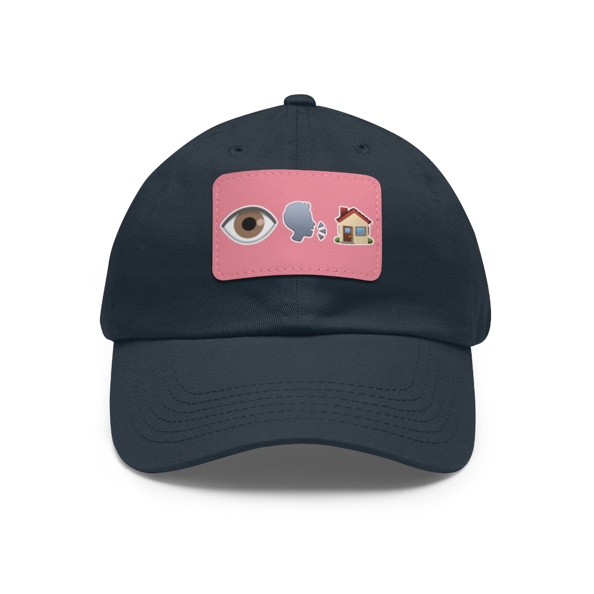 I Speak House Hat with Leather Patch - Hats | ShirtyAgents