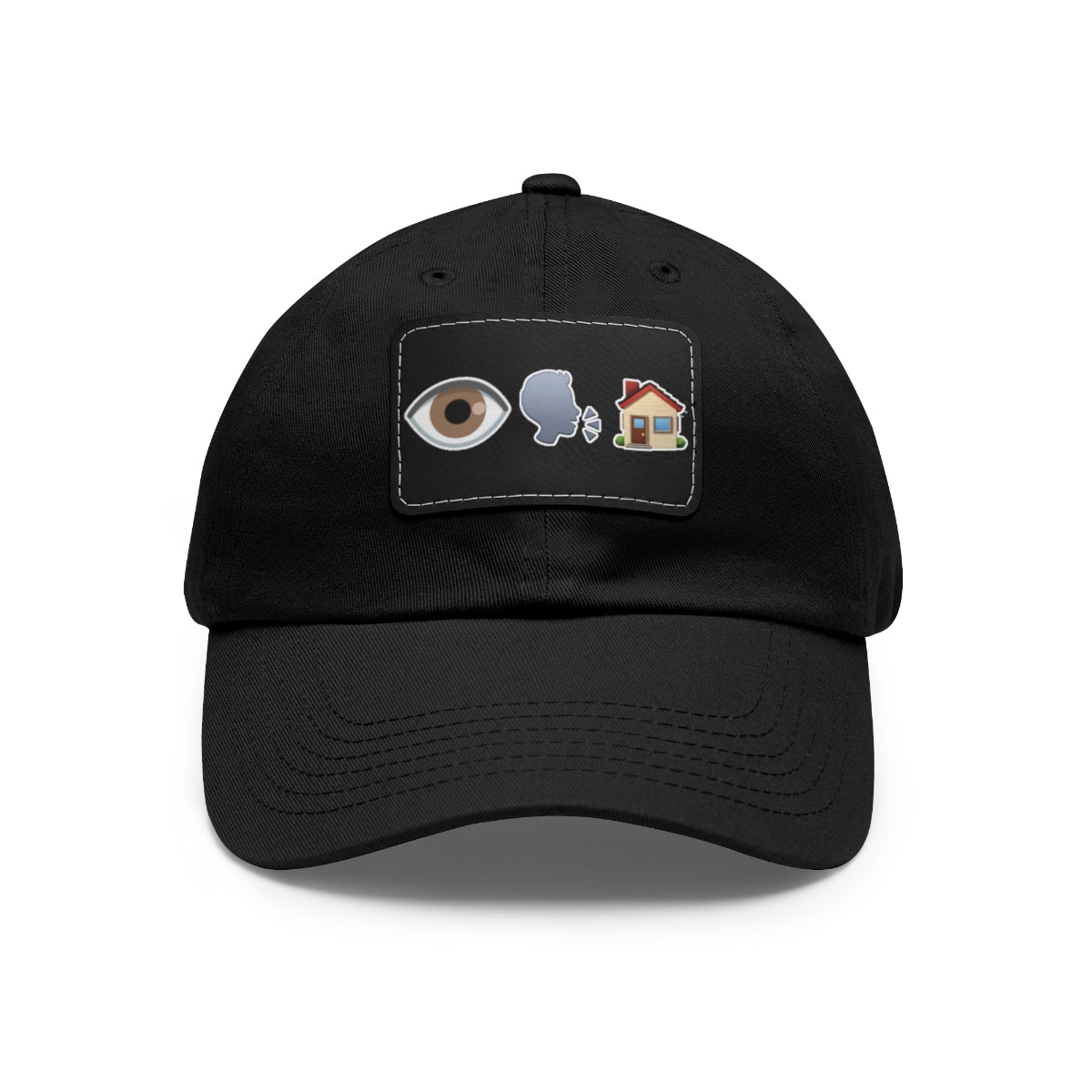 I Speak House Hat with Leather Patch - Hats | ShirtyAgents