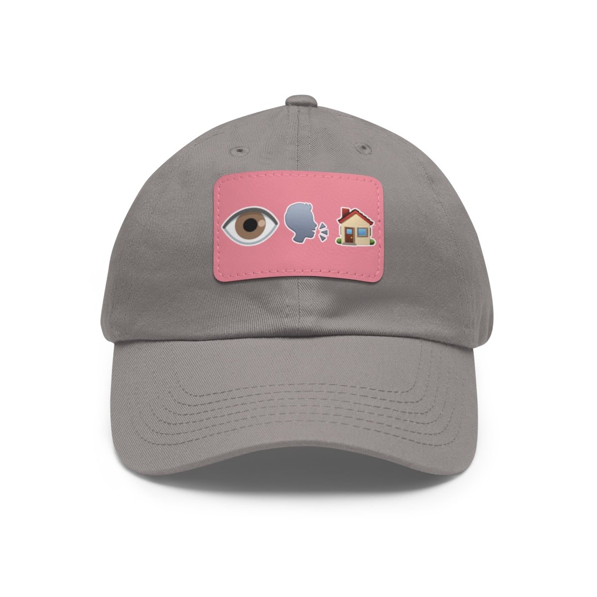 I Speak House Hat with Leather Patch - Hats | ShirtyAgents