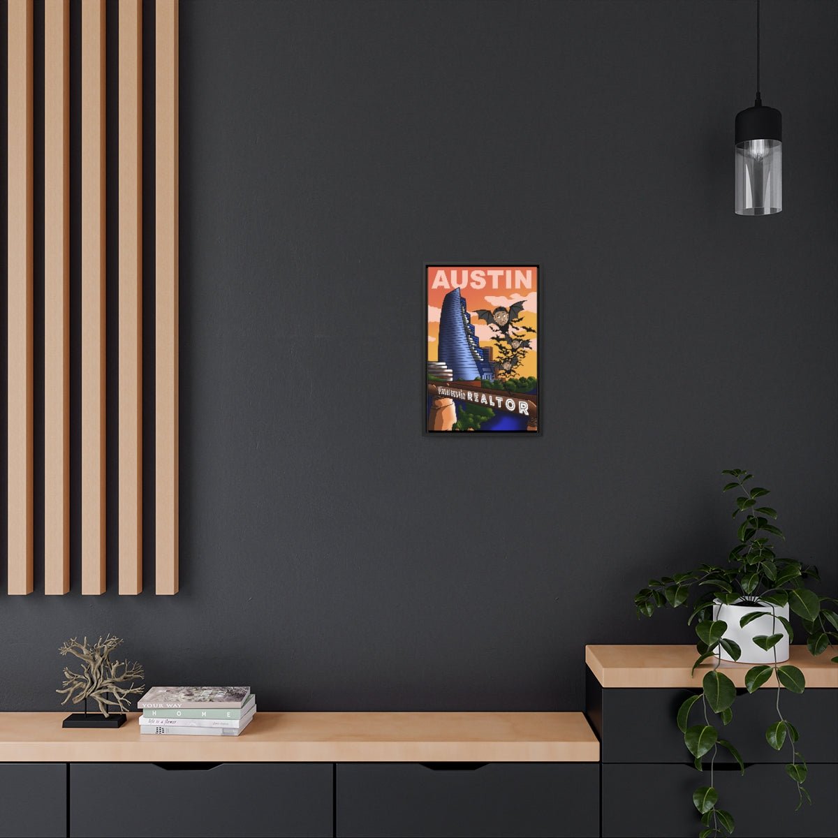 ianofAustin Bat Bridge Canvas - Canvas | ShirtyAgents