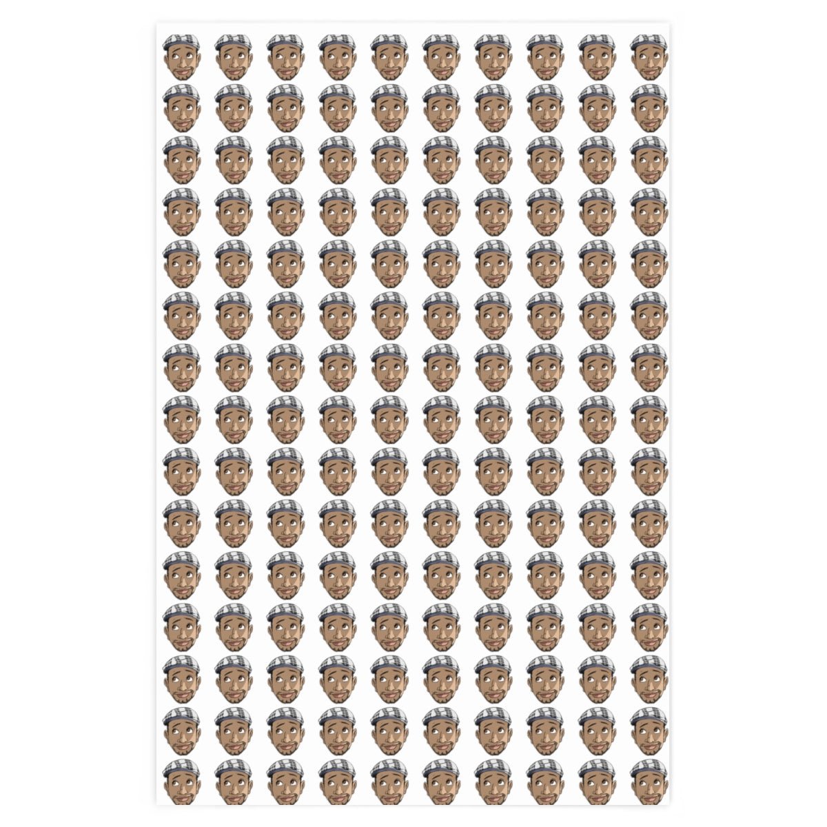 ianofaustin Head Logo Wrapping Paper - Home Decor | ShirtyAgents