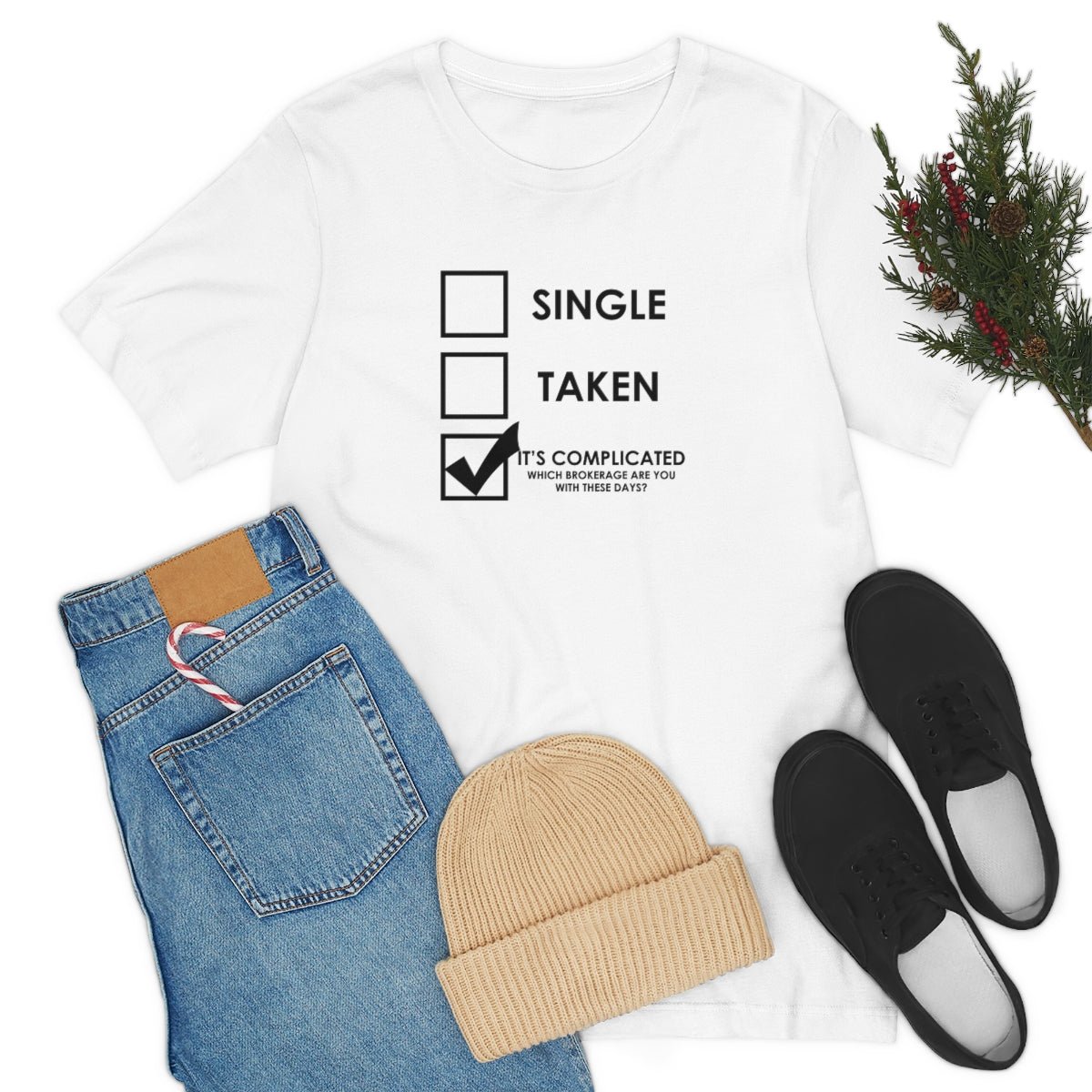 It's Complicated Which Brokerage Are You With - T-Shirt | ShirtyAgents