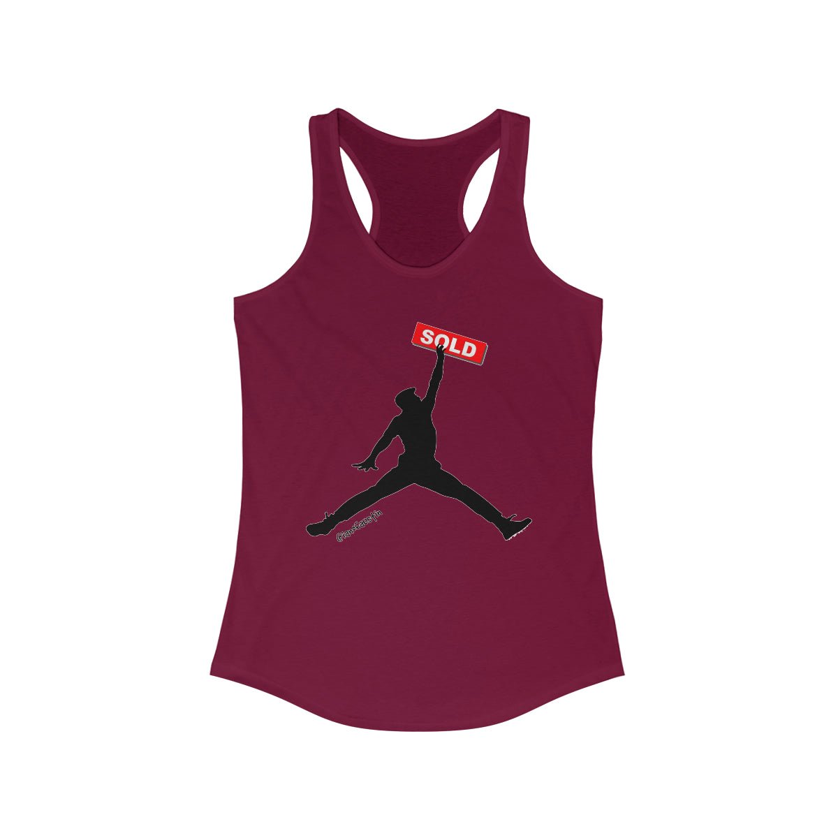 Jumpman Realtor Women's Ideal Racerback Tank ianofaustin - Tank Top | ShirtyAgents