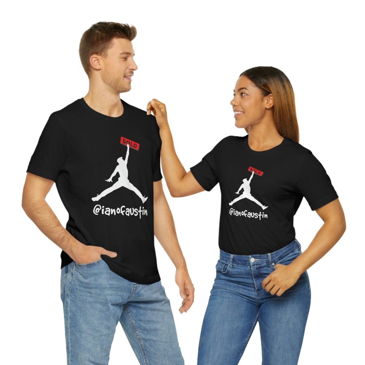 Jumpman Sold Double Jump #ianofaustin - T-Shirt | ShirtyAgents