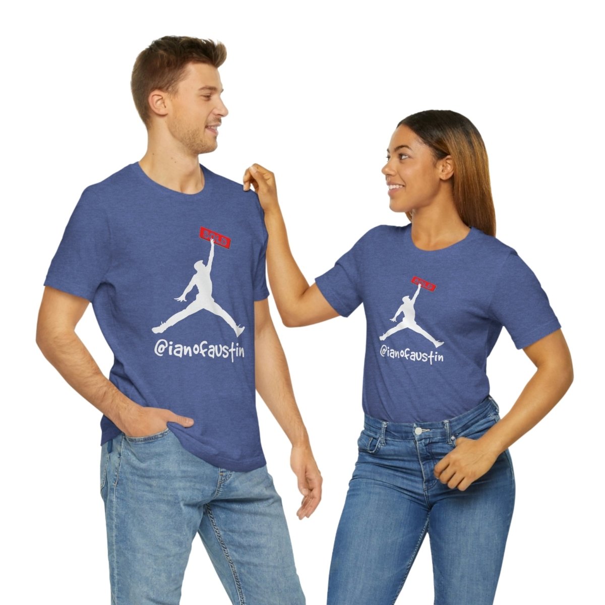 Jumpman Sold Double Jump #ianofaustin - T-Shirt | ShirtyAgents