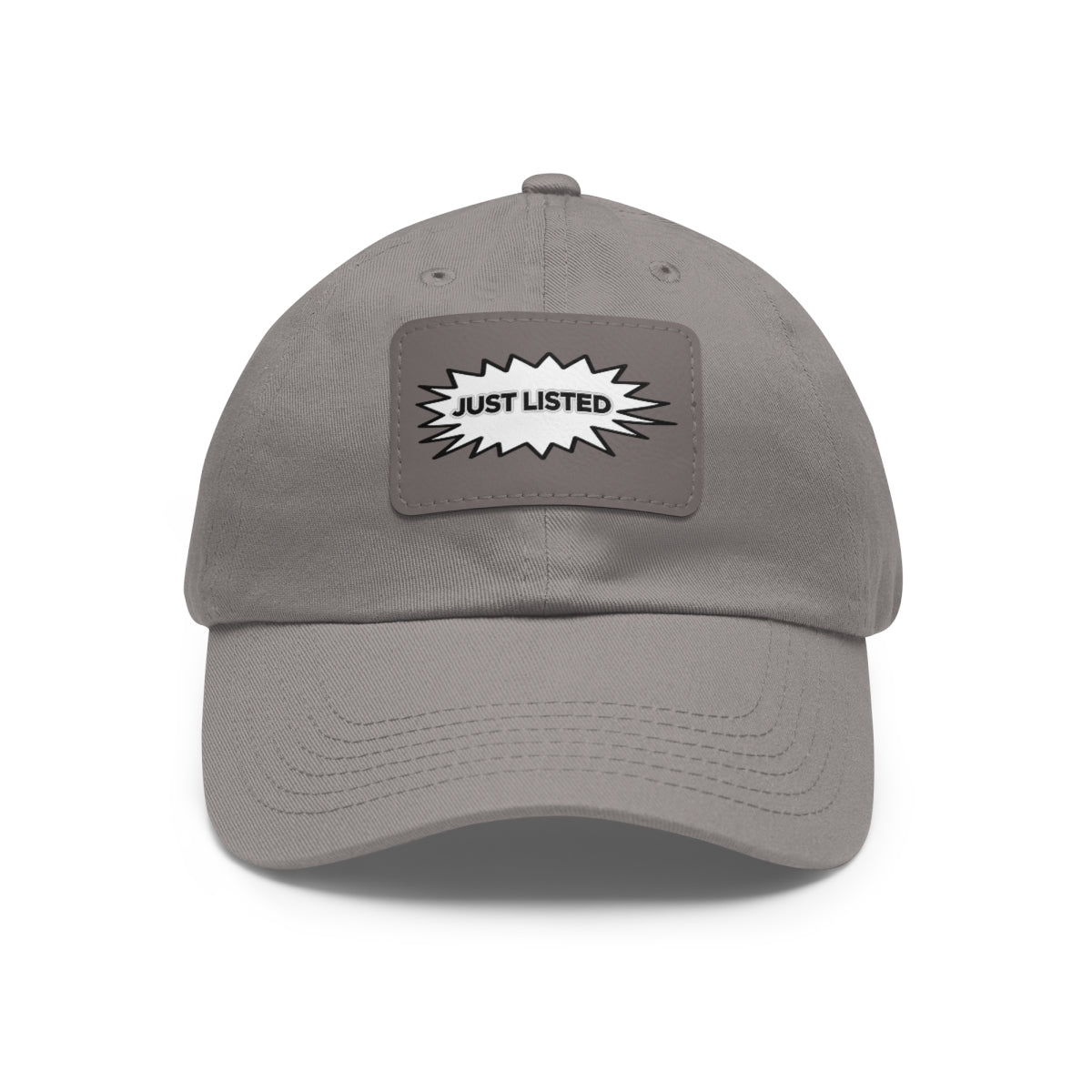 Just Listed Hat with Leather Patch - Hats | ShirtyAgents