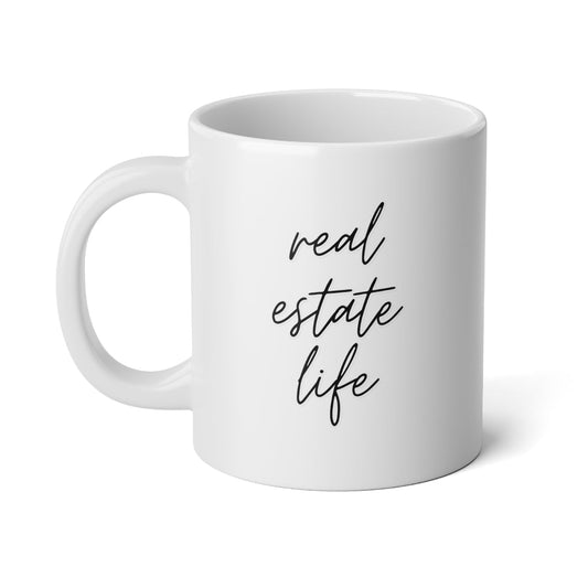 Real Estate Life Elegant Jumbo Mug - Mug | ShirtyAgents