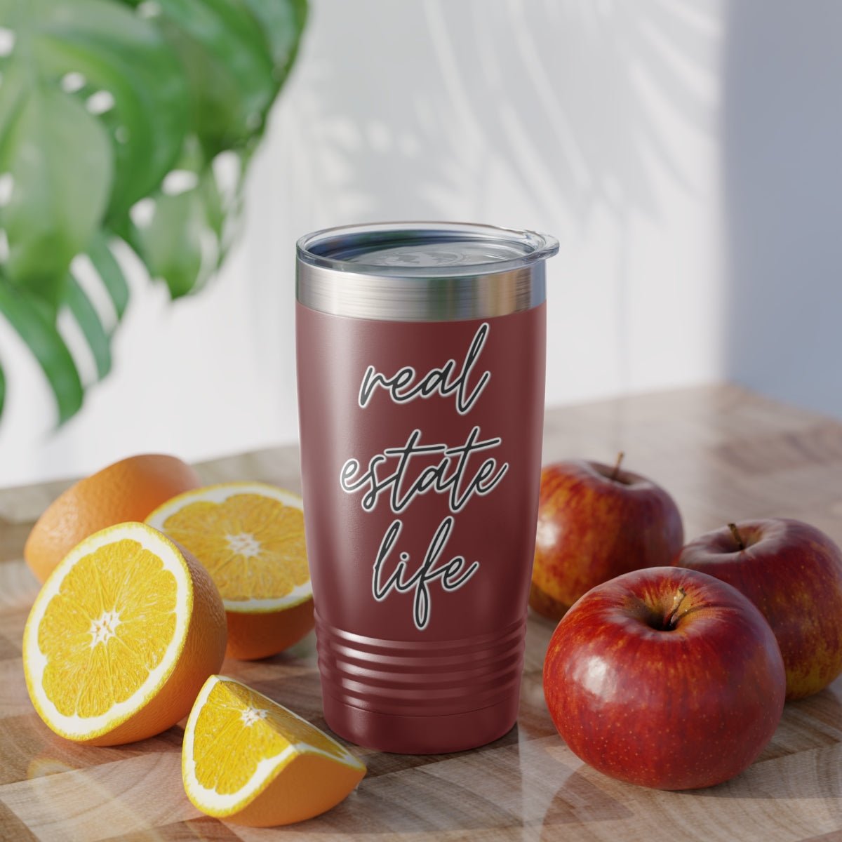 Real Estate Life Elegant Ringneck Tumbler - Mug | ShirtyAgents
