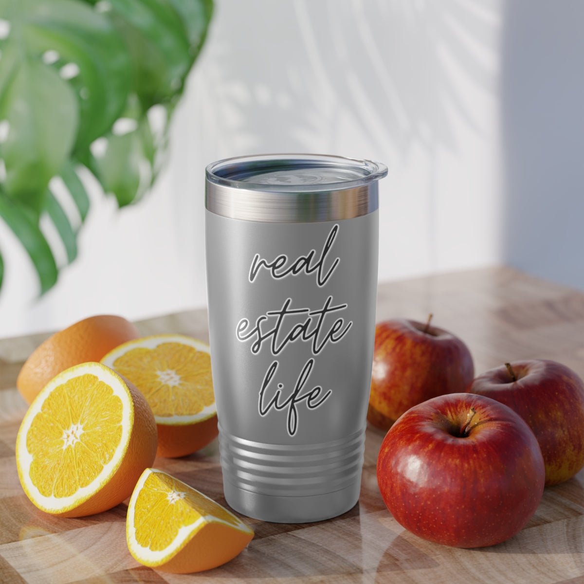 Real Estate Life Elegant Ringneck Tumbler - Mug | ShirtyAgents