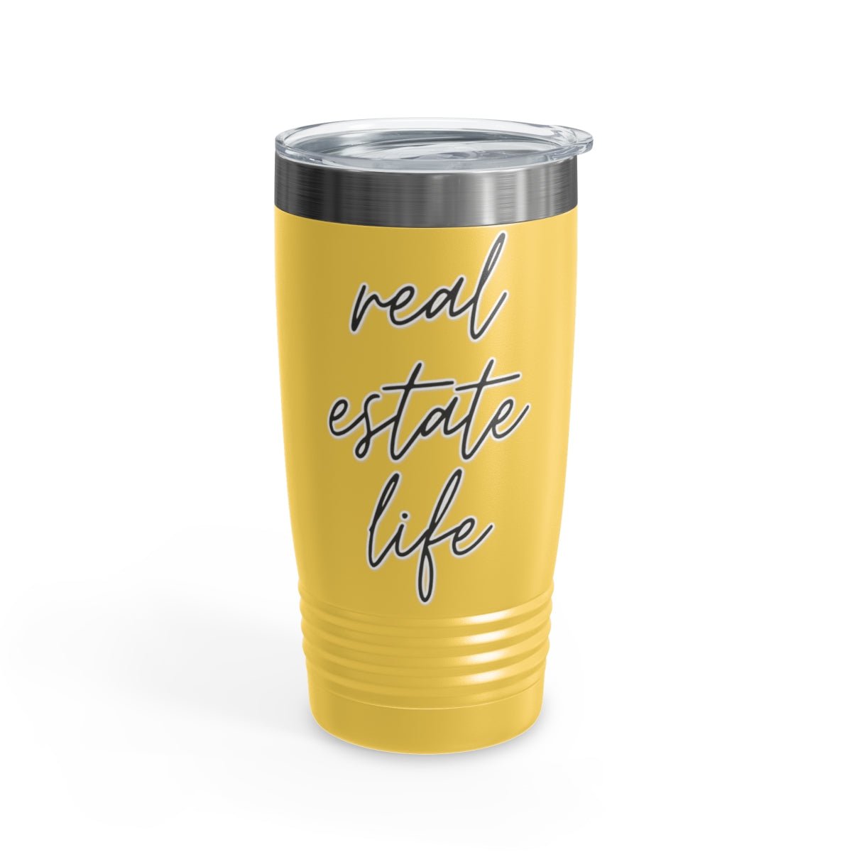 Real Estate Life Elegant Ringneck Tumbler - Mug | ShirtyAgents