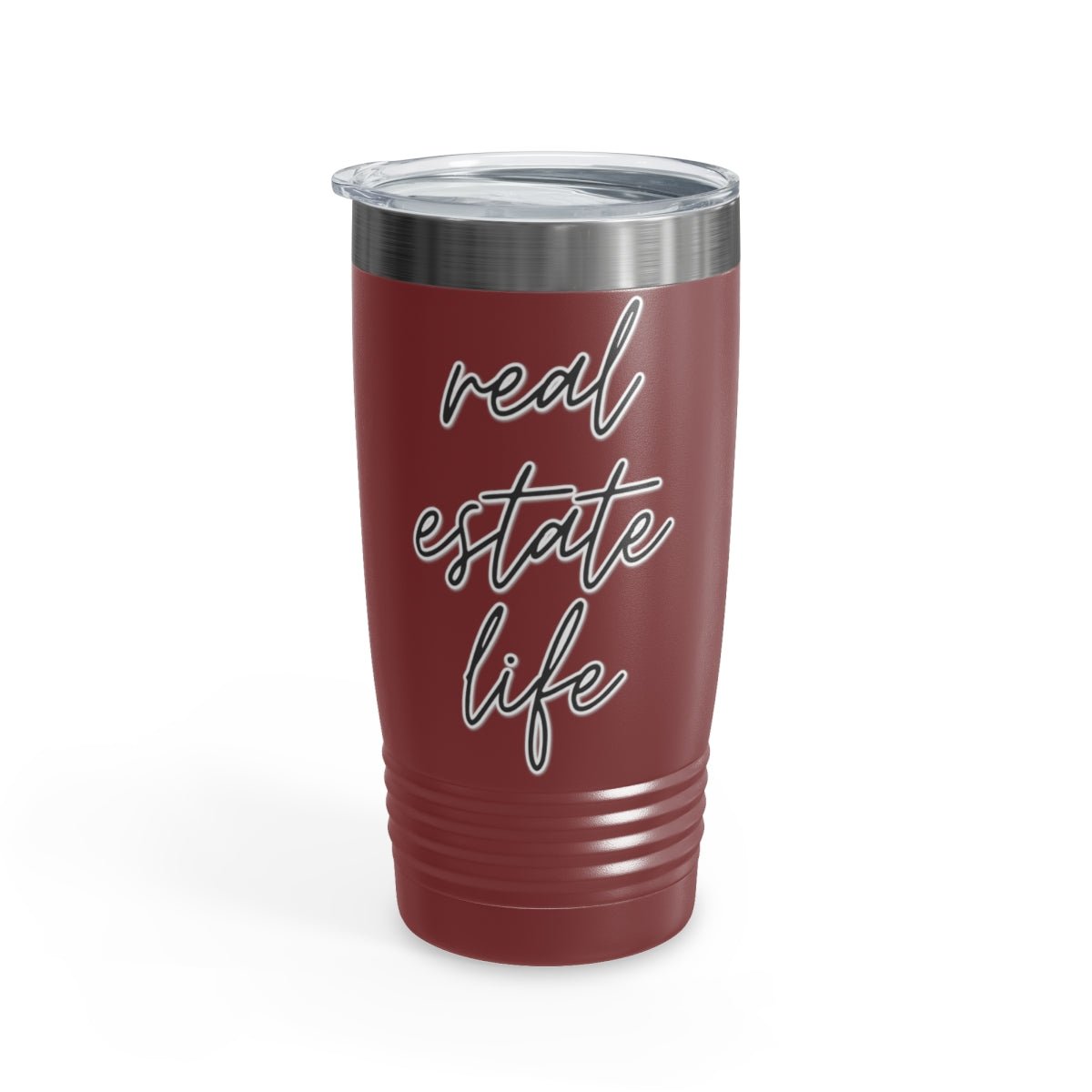 Real Estate Life Elegant Ringneck Tumbler - Mug | ShirtyAgents