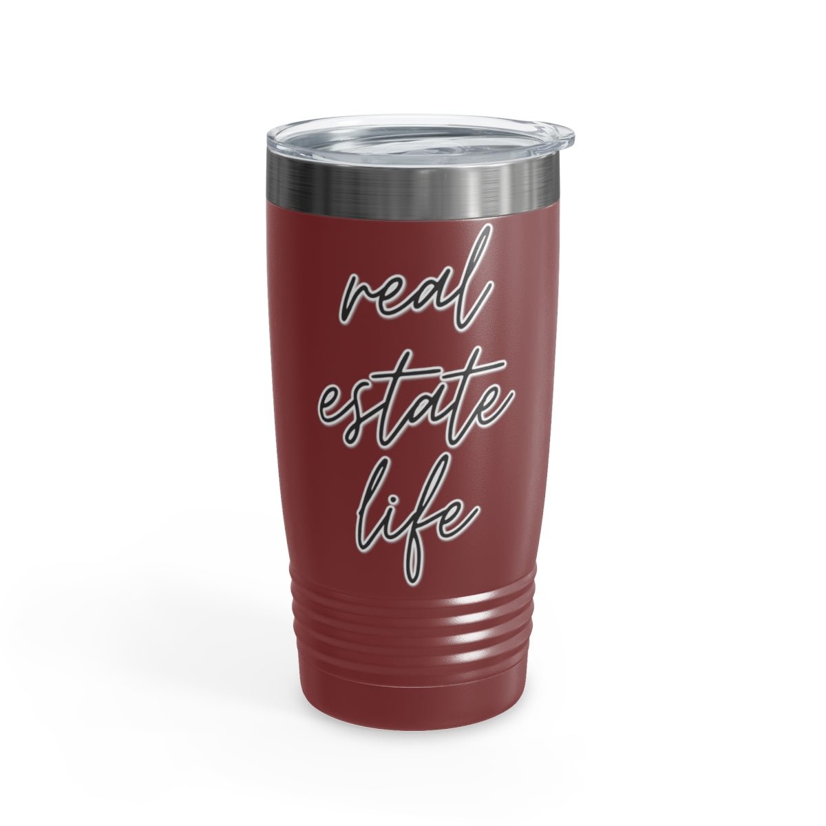 Real Estate Life Elegant Ringneck Tumbler - Mug | ShirtyAgents
